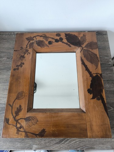 Ancien miroir marqueterie - en,