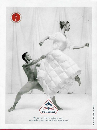 Publicité papier couette - publicité,