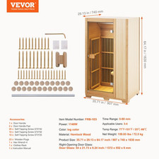 VEVOR Sauna Infrarouge