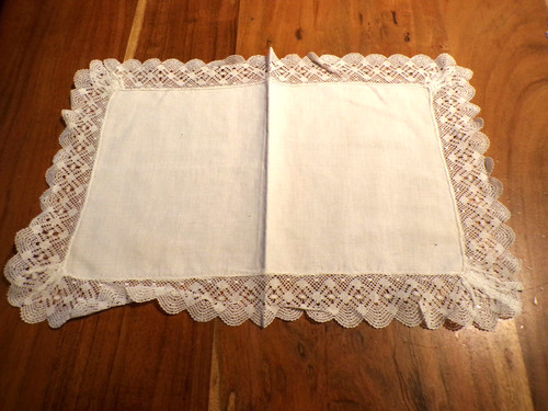 Linge ancien napperon en - linge,