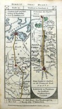 HAMPSHIRE WINCHESTER SOUTHAMPTON DORSET POOLE BY PATERSON c1785 GENUINE ANTIQUE