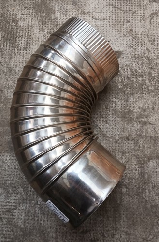 Coude inox plissé - ,