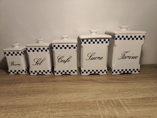 Ancien ensemble de 5 pots à