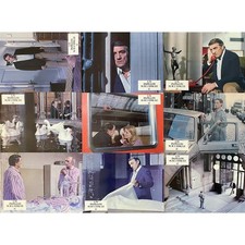UN PAPILLON SUR L'EPAULE Lobby Cards x9 - 9x12 in. - 1978 - Jacques Deray, Lino