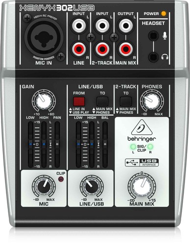 Behringer xenyx 302 usb - 302, mixeur