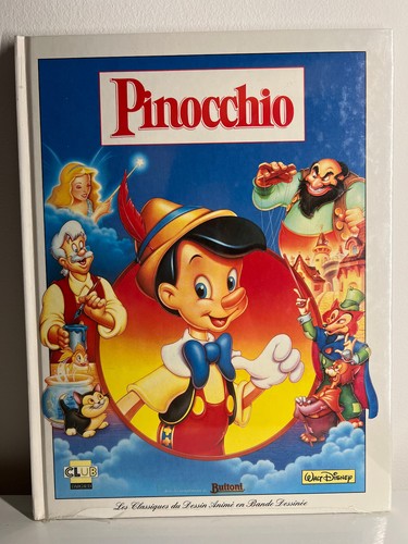Livre walt disney - disney, pinocchio