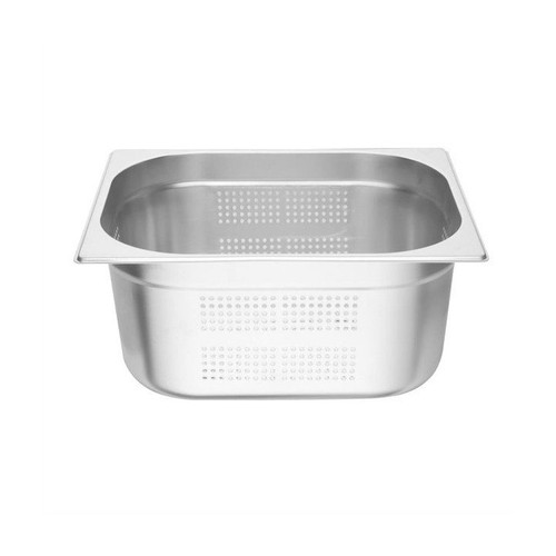 Bac inox perforé 2 - inox, 1/2