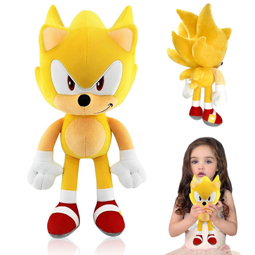 Sonic poupée peluche 30cm - sonic, en