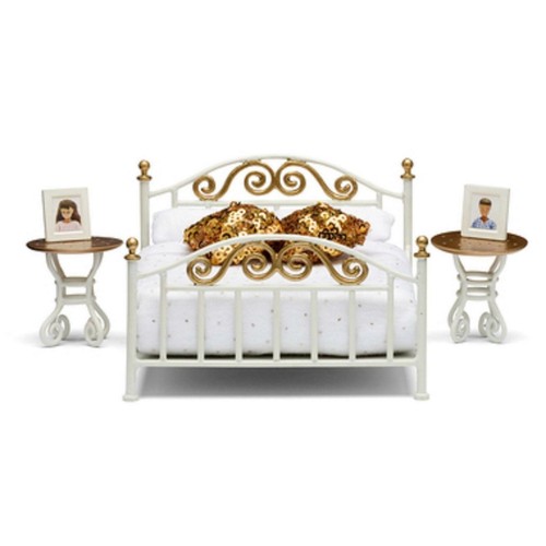 Lundby laiton lit - lundby, doré