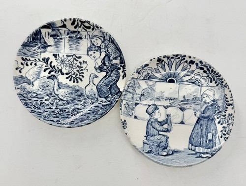 Vintage pair delft boch - vintage,