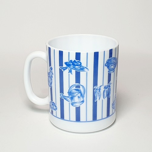 Ancien mug décor bleu - mug,