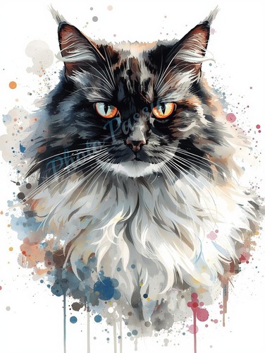 Photo bicolor maine coon - a4,