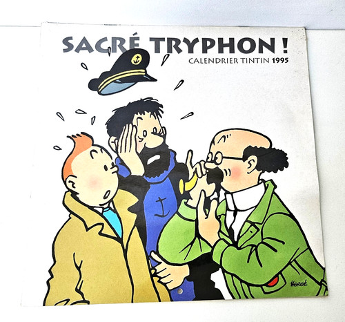 Calendrier tintin 1995 - calendrier,