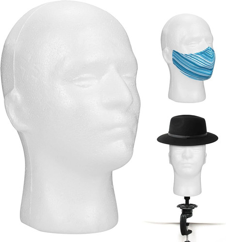 Tête mannequin mousse - tête, de