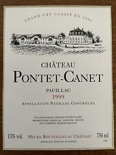 Étiquette Château Pontet