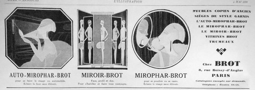 Publicité 1929 miroir brot - publicitÉ,