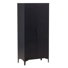 Armoire Design 2 Portes "Piring" 85cm Noir