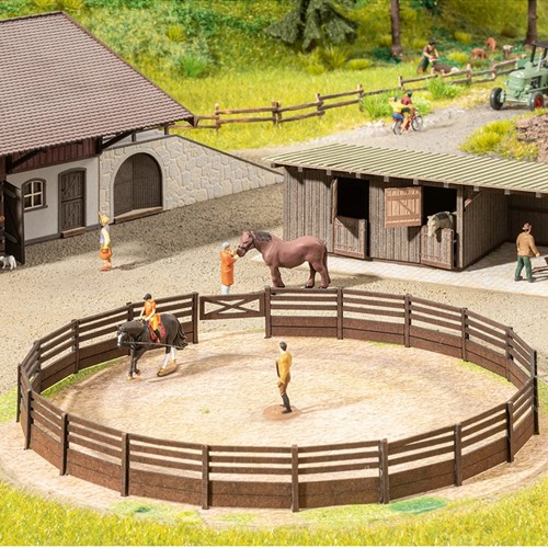 Scène équitation animée - scène,