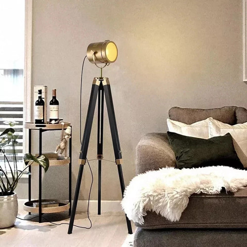 Lampadaire trépied projecteur