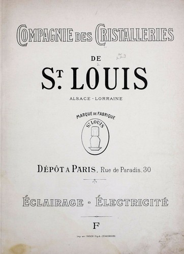 Cristal saint louis 1883 - louis,,