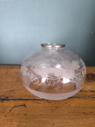 Ancien globe tulipe verre - globe,