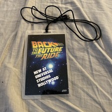 Vintage Back To The Future The Ride Universal Studios Opening Day Pass Ticket 
