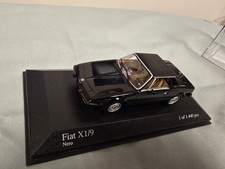 Fiat X1/9 Black Nero 1974 Minichamps 1/43 Mint & Boxed Only 1440 Pieces
