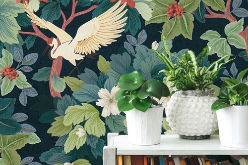 Papier peint avec motif - peint,