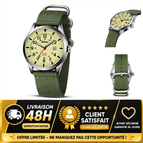 Montre homme hanposh acier - homme,