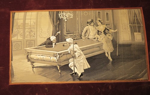 Silk lyonnaise old - old, billiard