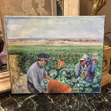 Huile Sur Toile Ancienne