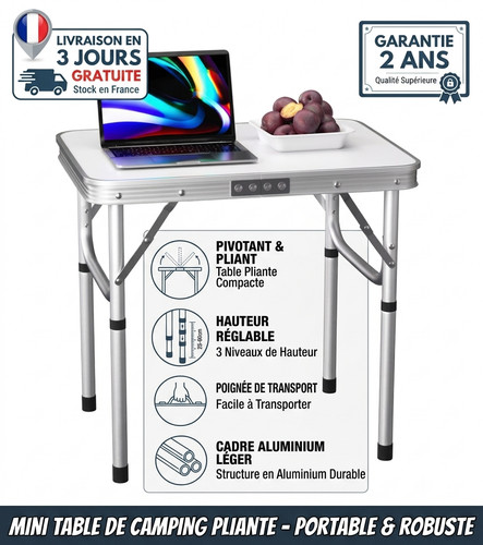 Mini table camping pliante - mini,