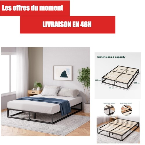 Zinus joseph sommier 160x200 - sommier,