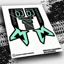 AUTOCOLLANTS WP586 HORQUILLA MARZOCCHI BOMBER DJ 2024 BICOLORES AUTOCOLLANT