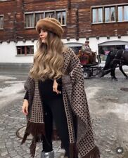 Zara Tricot Cape Marron