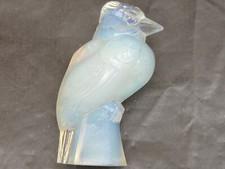 Oiseau Pivert verre opalescent hauteur 10,5 cms  Parfait état Opalescent glass
