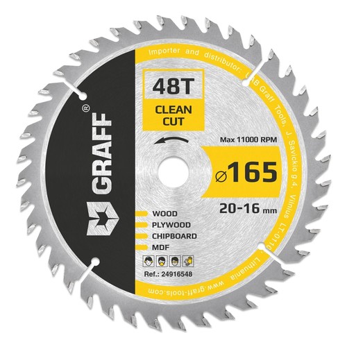 Lame scie circulaire 165 - circulaire,