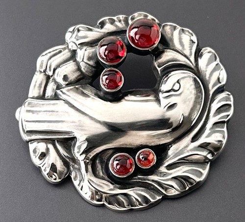 Georg jensen 165 bird brooch - jensen,