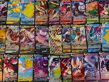 ALL HOLOS Pokemon Cards Bundle - 2x Ultra Rare EX/GX/V Included - Genuine Cards