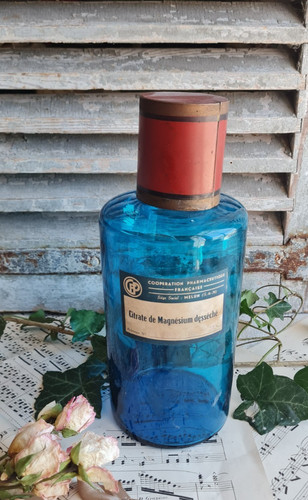 Ancien pot bocal bouteille - ancien,