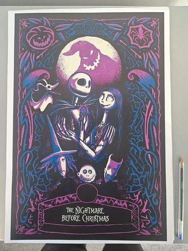 Affiche étrange noël mr - noël, de