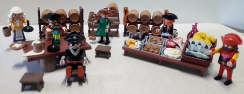 Lot playmobil taverne moyen - lot,