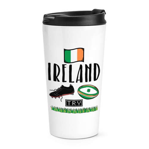 Mug thermos irlande rugby gift - mug,