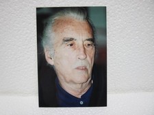 Véritable Photo  couleur  : Christopher Lee  ( DRACULA )  - 10 x 14 cm