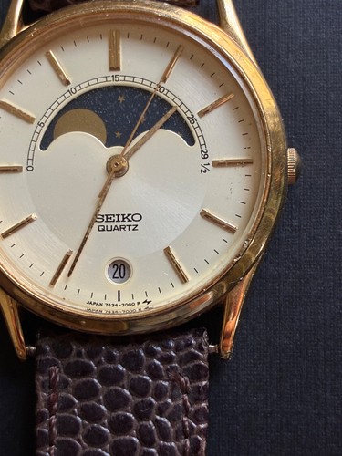 Men vintage 1987 moonphase - men's,