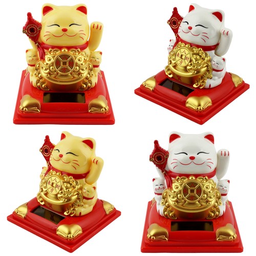 Chat porte bonheur nœud sur - porte-bonheur,