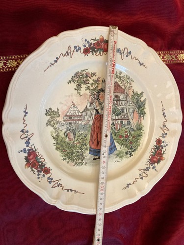 Grande assiette sarguemines - grande, d