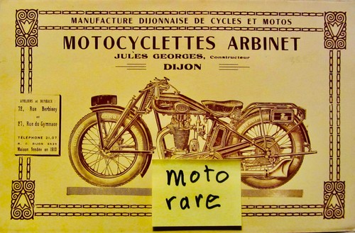 Moto arbinet jules georges - arbinet,