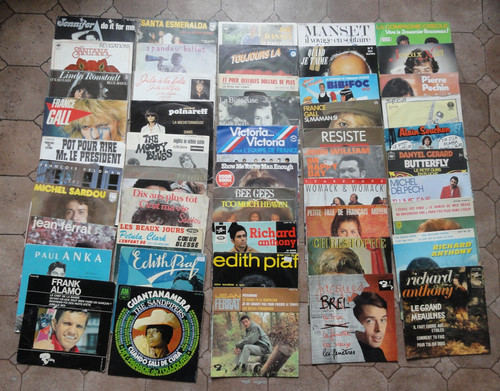 Lot disques vinyles - (17),