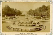 France, Versailles, the park of Versailles, the Latone basin, the green carpet and